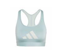 Adidas Powerreact Graphic Medium Impact Sports Bra Gris XS Femme