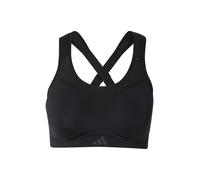 ADIDAS PERFORMANCE Soutien-gorge de sport 'Tlrdim' gris foncé / noir, Taille XS-S