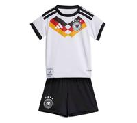 Adidas Germany 26/27 Baby Replica Home Short Sleeve Junior Set Blanc 12-18 Months Enfants