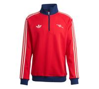 Adidas Arsenal Fc Originals Half Zip Sweatshirt Rouge M Homme