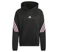 ADIDAS PERFORMANCE Sweat de sport 'Basketball Crazy Warm Fleece' noir / blanc, Taille XS