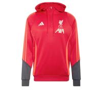 ADIDAS PERFORMANCE Sweat de sport 'FC Liverpool Tiro 25 Competition' graphite / homard / rouge / blanc cassé, Taille L