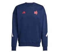 ADIDAS PERFORMANCE Sweat de sport 'France Travel' bleu foncé / rouge feu / blanc, Taille XL