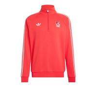 Adidas Liverpool Fc Originals Half Zip Sweatshirt Rouge XS Homme