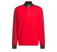 ADIDAS PERFORMANCE Sweat de sport 'Originals 3-Stripes 1/4 Zip' rouge vif / noir, Taille M