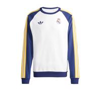 Adidas Real Madrid Originals Crew Sweatshirt Blanc M Homme