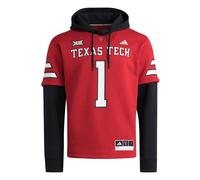 ADIDAS PERFORMANCE Sweat de sport 'Texas Tech' rouge / noir / blanc, Taille XXL