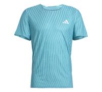 ADIDAS PERFORMANCE T-Shirt fonctionnel 'Adi365' aqua / blanc, Taille M