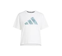 adidas Femme adi365 Running Essentials Brand Love Tee, White, S