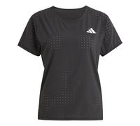 Adidas T-shirt Adizero manches courtes gris Femme taille L