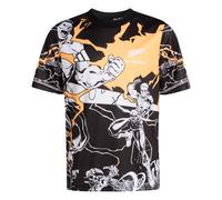 ADIDAS PERFORMANCE T-Shirt fonctionnel 'All Blacks Marvel Captains' abricot / noir / blanc, Taille 116