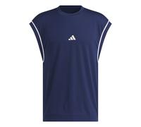 ADIDAS PERFORMANCE T-Shirt fonctionnel 'All-World' bleu marine / blanc, Taille M