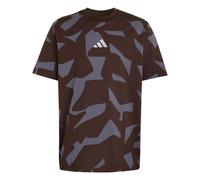 ADIDAS PERFORMANCE T-Shirt fonctionnel 'AMG' marron / gris basalte / blanc, Taille XXL