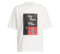 ADIDAS PERFORMANCE T-Shirt fonctionnel 'Anthony Edwards Archive' rouge / noir / blanc, Taille L
