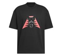 ADIDAS PERFORMANCE T-Shirt fonctionnel 'Anthony Edwards Dawg' anthracite / melon / noir, Taille L