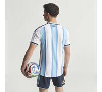 ADIDAS PERFORMANCE T-Shirt fonctionnel 'Argentina 26 Home Authentic' bleu ciel / jaune d'or / noir / blanc, Taille M
