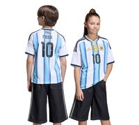 Adidas Argentina 26/27 Messi Replica Home Junior Short Sleeve T-shirt Bleu 11-12 Years Enfants