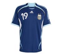 ADIDAS PERFORMANCE T-Shirt fonctionnel 'Argentina Away 2006 Messi' bleu clair / bleu foncé / blanc, Taille L