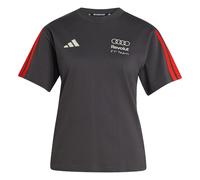 ADIDAS PERFORMANCE T-shirt fonctionnel 'Audi Formula One Team DNA' rouge / noir / blanc cassé, Taille S