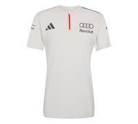 ADIDAS PERFORMANCE T-Shirt fonctionnel 'Audi Revolut Formula One Team Engineers & Marketing' anthracite / noir / blanc, Taille S