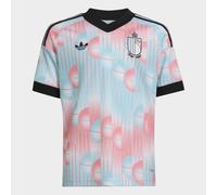 Adidas T-shirt fonctionnel Belgium 26 Away Enfant bleu/rose ancienne/noir/blanc Taille 140