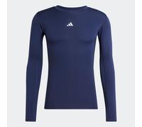Adidas T-shirt Techfit manches longues compression Bleu S Homme