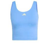adidas 3 Stripes Studio All Me Light Support Tank Top Women Débardeurs XL Bleu
