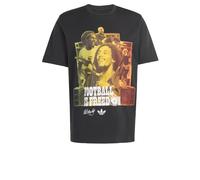 ADIDAS PERFORMANCE T-Shirt fonctionnel 'Bob Marley' jaune / orange / noir, Taille XL