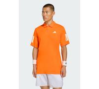 ADIDAS PERFORMANCE T-Shirt fonctionnel 'Club Tennis 3-Stripes Polo' orange / blanc, Taille XL