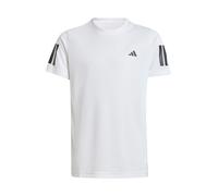 Adidas Club 3 Stripes Short Sleeve T-shirt Blanc 13-14 Years Garçon