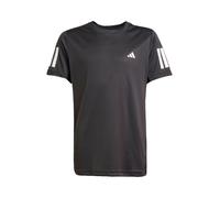 Adidas Club 3 Stripes Short Sleeve T-shirt Noir 13-14 Years Garçons