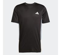 ADIDAS PERFORMANCE T-Shirt fonctionnel 'ESS' gris / noir / blanc, Taille XL