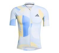 ADIDAS PERFORMANCE T-Shirt fonctionnel 'Essentials' bleu / bleu clair / jaune pastel / blanc cassé, Taille L