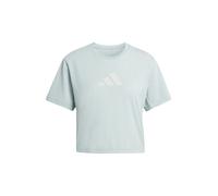 adidas Damen Workout Essentials Big Performance Logo Training T-Shirt, Wonder Sage, L