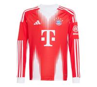 Adidas Fc Bayern 25/26 Home Junior Long Sleeve T-shirt Rouge 15-16 Years Garçons,Filles
