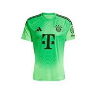 Adidas Fc Bayern 25/26 Goalkeeper Junior Short Sleeve T-shirt Vert 7-8 Years Garçons,Filles