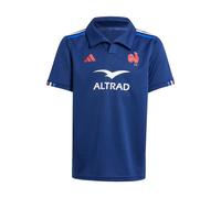 ADIDAS PERFORMANCE T-Shirt fonctionnel 'France Rugby Home ' bleu foncé / orange / blanc, Taille 146