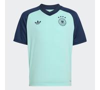 ADIDAS PERFORMANCE T-Shirt fonctionnel 'Germany 26 Away Pre Match Kids' bleu marine / turquoise, Taille 176