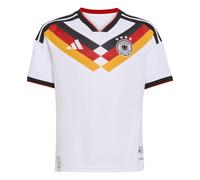 Adidas Germany 26/27 Authentic Home Junior Short Sleeve T-shirt Blanc 9-10 Years Enfants
