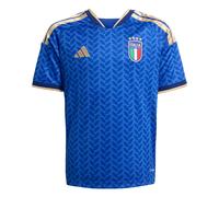 Adidas Italy 26/27 Home Junior Short Sleeve T-shirt Bleu 13-14 Years Enfants