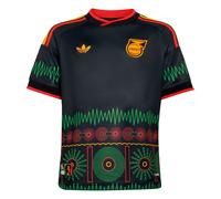 ADIDAS PERFORMANCE T-Shirt fonctionnel 'Jamaika 26 x Bob Marley' jaune / émeraude / rouge cerise / noir, Taille 164