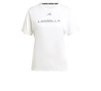 ADIDAS PERFORMANCE T-shirt fonctionnel 'Les Mills' gris / blanc, Taille XXXS-XXS