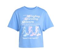 ADIDAS PERFORMANCE T-shirt fonctionnel 'Les Mills Movers' azur / menthe / rose pastel / blanc, Taille L