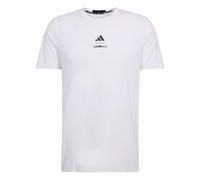 ADIDAS PERFORMANCE T-Shirt fonctionnel 'Les Mills' noir / blanc, Taille L