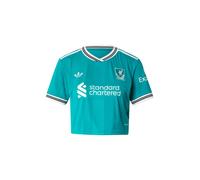 ADIDAS PERFORMANCE T-shirt fonctionnel 'LFC 3' turquoise / noir / blanc, Taille M-L