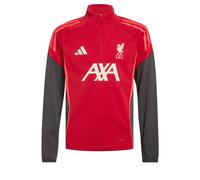 ADIDAS PERFORMANCE T-Shirt fonctionnel 'Liverpool FC Tiro 25 Competition' anthracite / rouge sang / blanc cassé, Taille 140