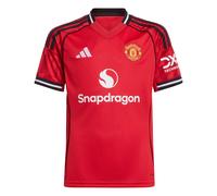 Adidas Manchester United 25/26 Home Junior Short Sleeve T-shirt Rouge 7-8 Years Garçons,Filles