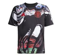 Adidas T-shirt fonctionnel Manchester United 25/26 Pre-Match vert/rouge/noir/blanc cassé Taille 176