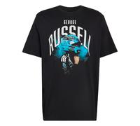 ADIDAS PERFORMANCE T-Shirt fonctionnel 'Mercedes - AMG Petronas Formula 1 Team George Russell' beige / azur / noir / blanc, Taille S