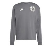 adidas Mixte Mercedes - Amg Petronas Formula 1 Team Silver Arrows Longsleeve Shirt, Granite/Off White, S